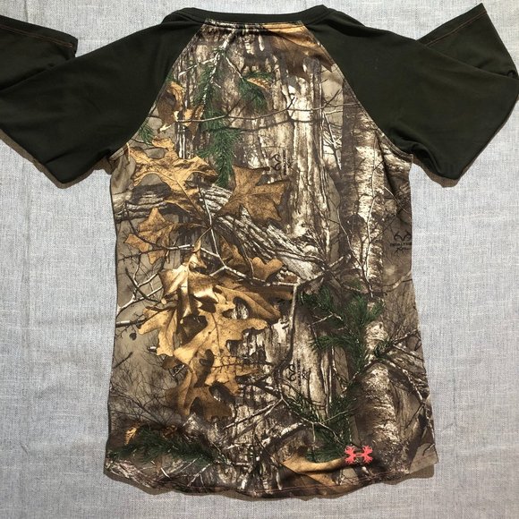 Under Armour Realtree Camo 3/4 Sleeve Top - Picture 4 of 6